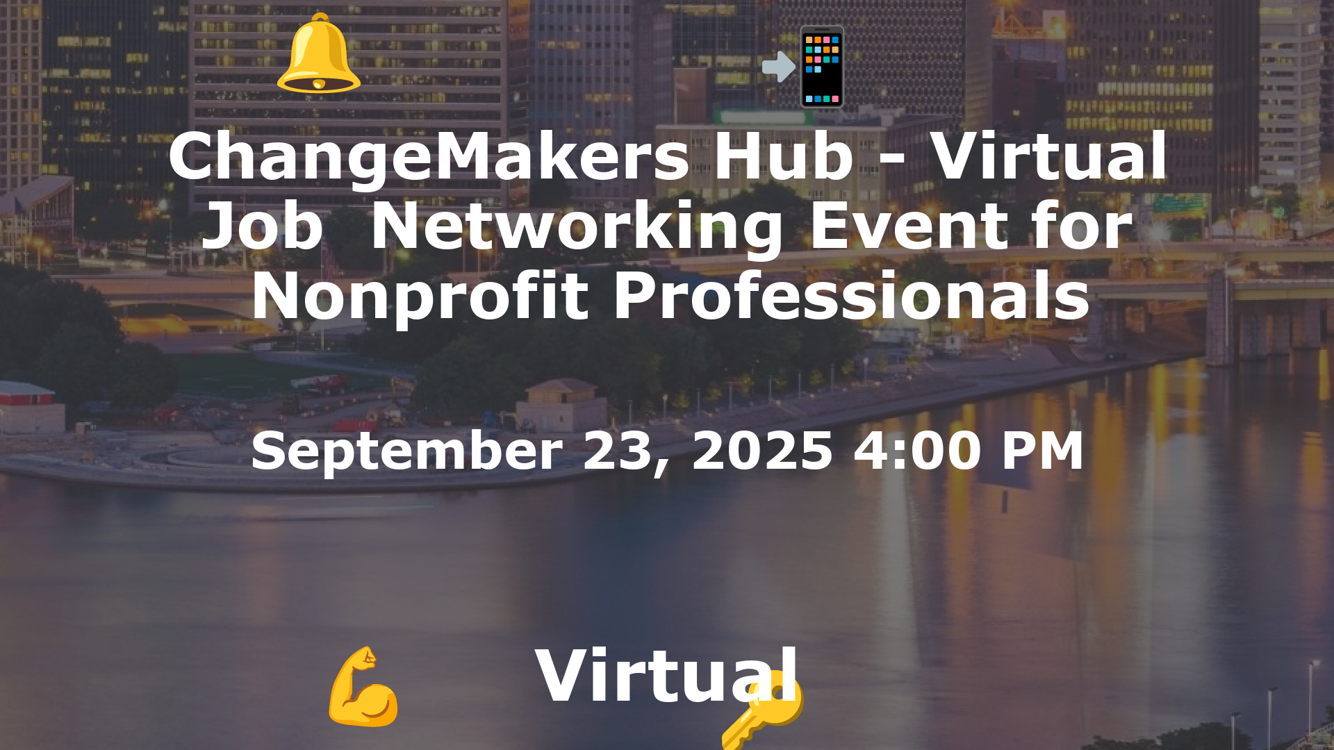 ChangeMakers Hub - Virtual Job  Networking Event for Nonprofit Professionals event image
